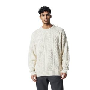 Vintage Oakton Cable Knit Fisherman Cozy Cabincore Sweater